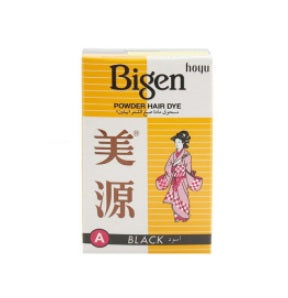 Bigen Powder Hair Dye – A Black (Permanent hårfarve til afro hår)