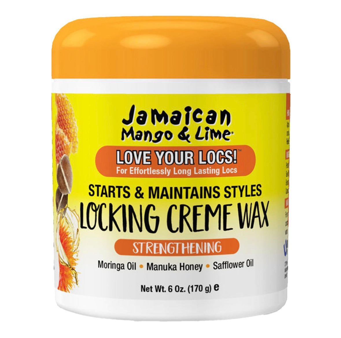 Jamaican Mango & Lime Locking Creme Wax Strengthening – 170 g