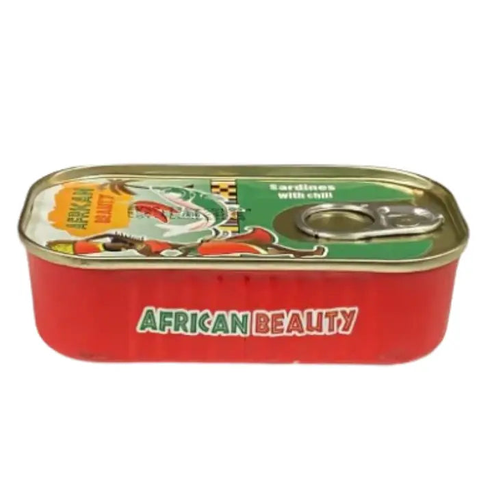 African Beauty Sardines Chili - 125 Gr