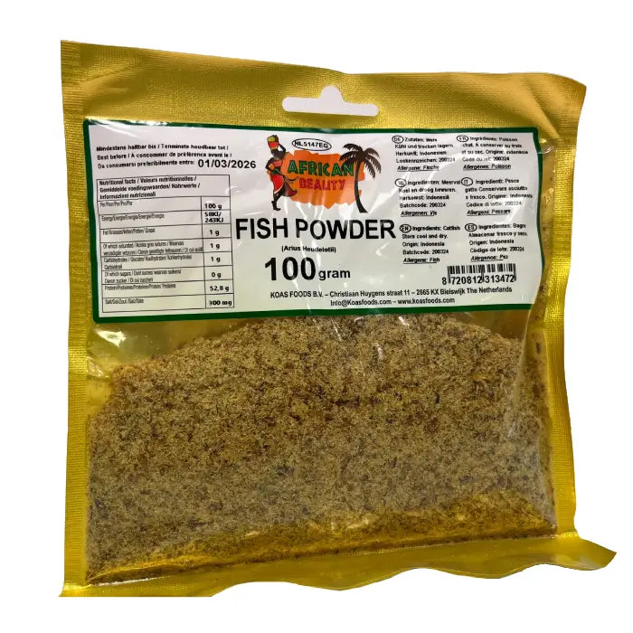 African Beauty Fish Powder - 100 Gr