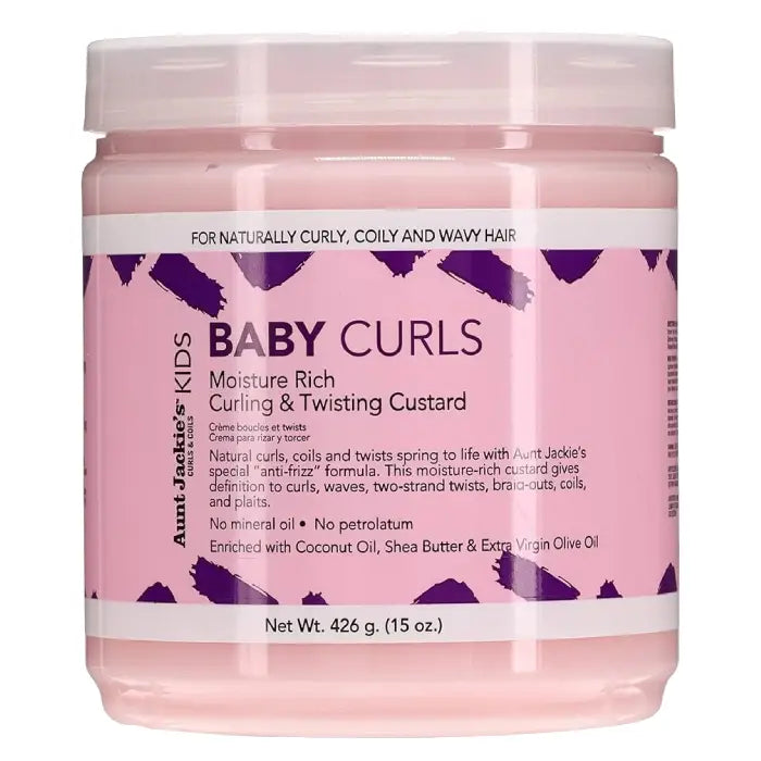 Aunt Jackie's Girls Baby Girl Curls Curling & Twisting Custard - 426 Gr