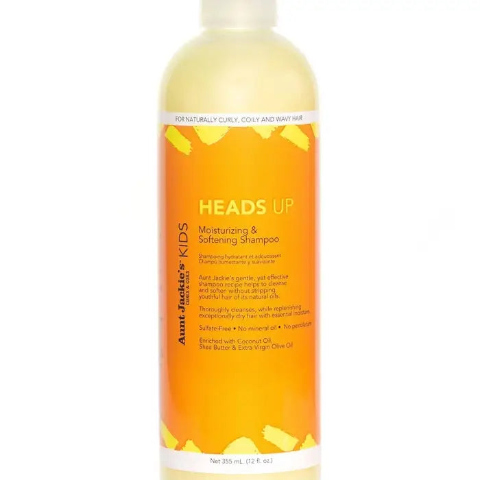 Aunt Jackie s Girls Heads Up Moisturizing & Softening Shampoo - 355 Gr
