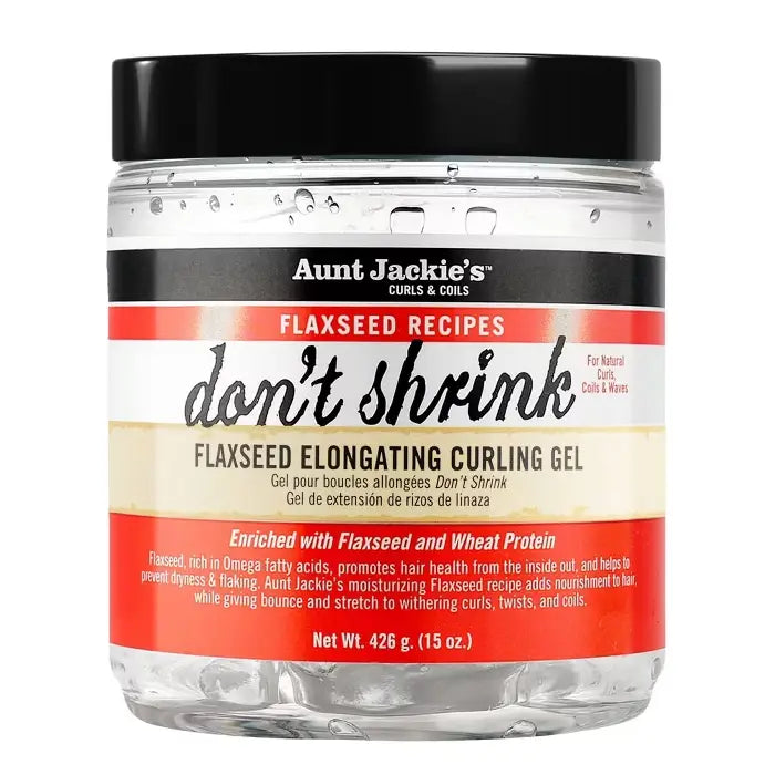 Aunt Jackie's Flaxseed Don't Shrink Curling Gel - 426 Gr