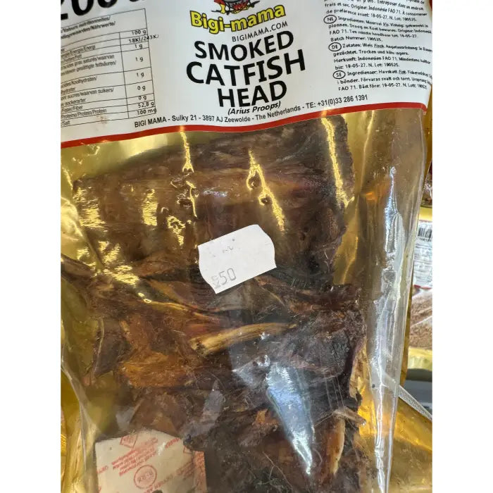 Big-mama Smoked Catfish Head - 100 Gr