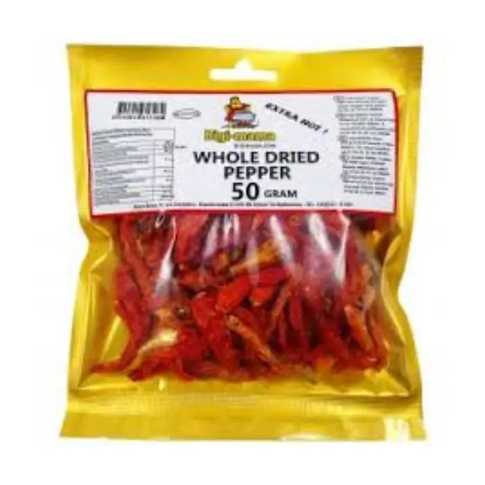 Big-mama Whole Dried Pepper - 50 Gr