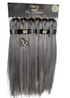 Cherish Ultra Braid 3-pack 142 cm – Pre-stretched flettehår til sorte kvinder – Farve 1 (Grå)
