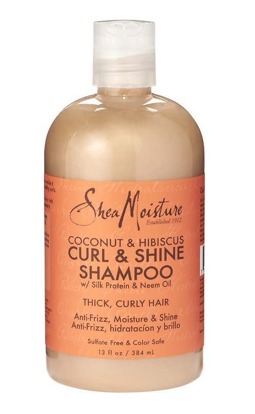Shea Moisture Coconut & Hibiscus Curl & Shine Shampoo - 384 ml