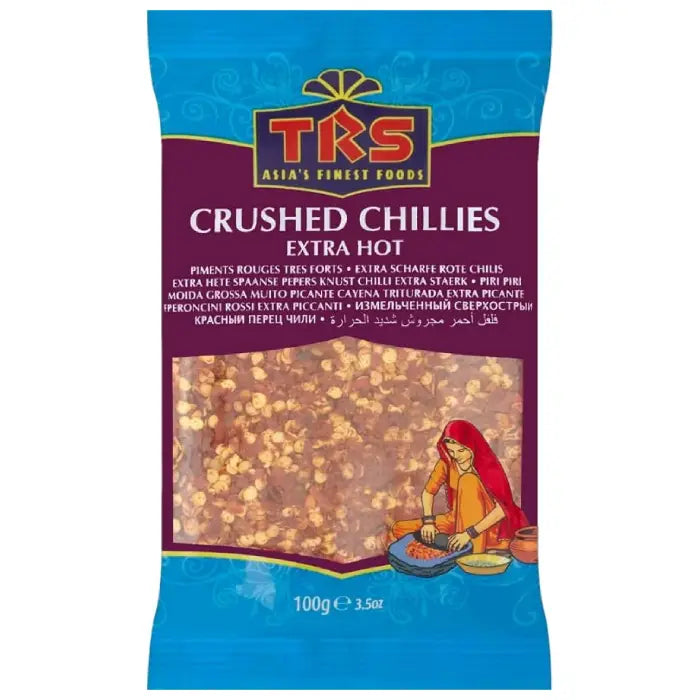 TRS Cruched Chillies Extra Hot - 100 Gr
